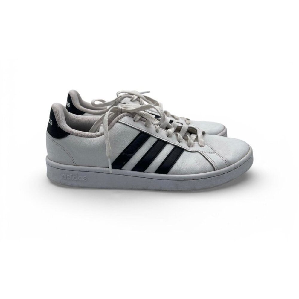 Adidas Men’s Size 11 Grand Court 2.0 White & Black Tennis Shoes